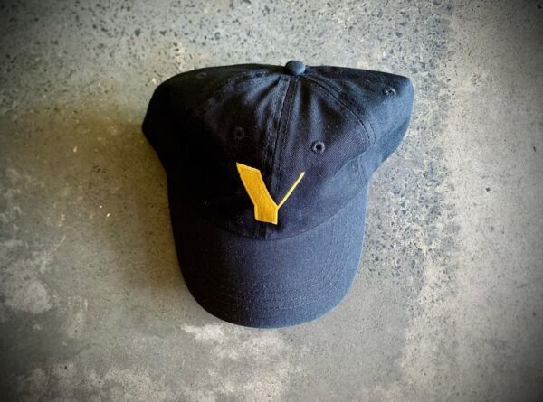 Embroidered logo stitched into a garment