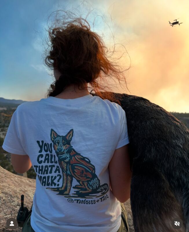 Printed tribute tee worn by a supporter