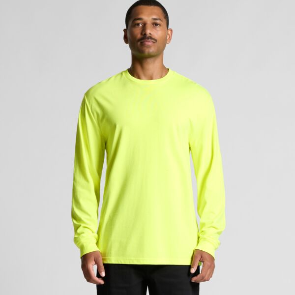 BULK Mens Block L/S Tee (Safety Colours) 25+ Thumbnail