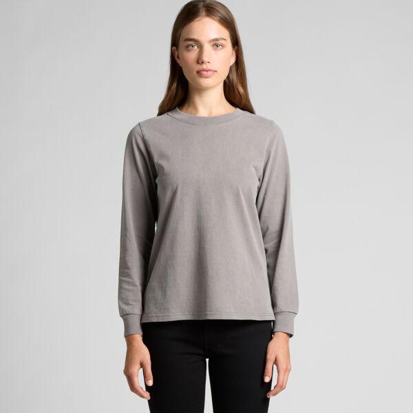 BULK Wo's Heavy Faded L/S Tee 25+ Thumbnail