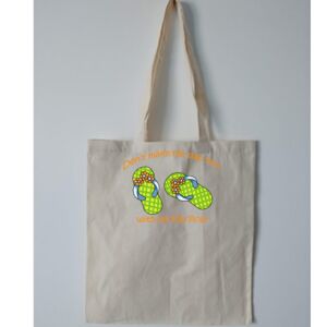 Budget Calico Tote Bag Thumbnail
