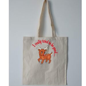 Budget Calico Tote Bag Thumbnail