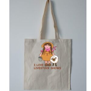 Budget Calico Tote Bag Thumbnail